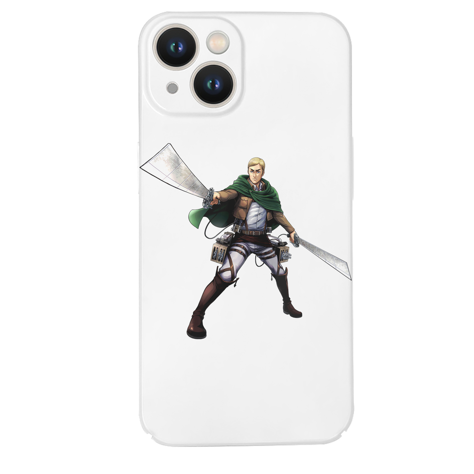 （画像用） 進撃の巨人 エルヴィン・スミス Attack on Titan Erwin Smith 【iPhone 14シリーズ対応】ハードケース